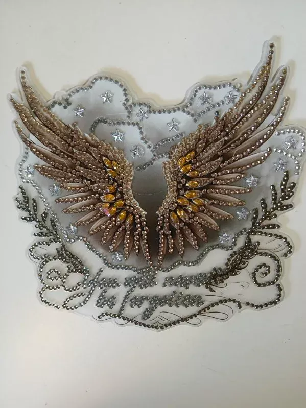 Angel wings diamond art by Liz