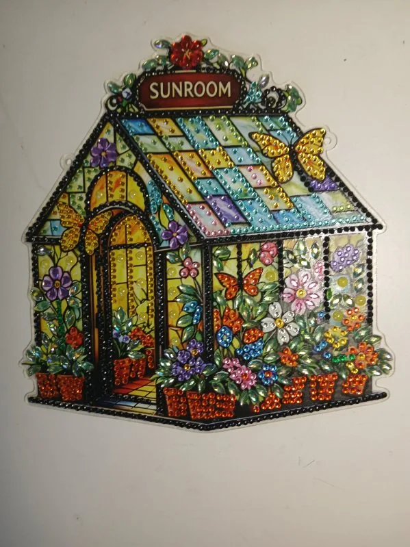 Sunroom diamond art by Liz